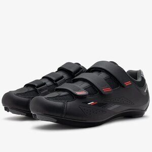 Tommaso Strada 100 Ready to Ride Mens Indoor Cycling Shoes Size 10 Black‎ / Red